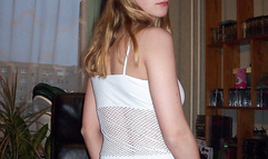 Russian amateur blonde wife