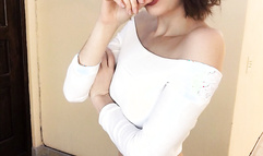 Cute amateur GF teasing