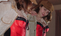 Amateur wife posing at home