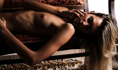 Skinny amateur blonde girl