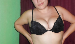 Amateur wife topless at home