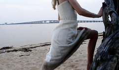 Skinny amateur blonde GF exposed